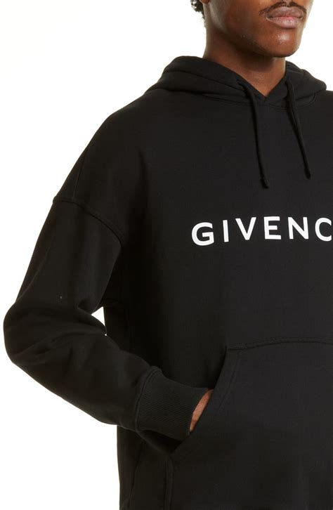 Givenchy Slim Fit Logo Graphic Hoodie 